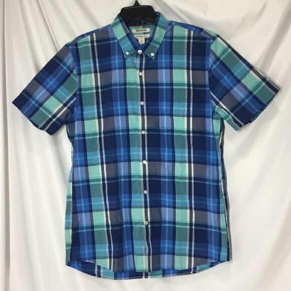 Goodthreads Slim-Fit Short-Sleeve Plaid Shirt (C9) - Picture 3 of 7